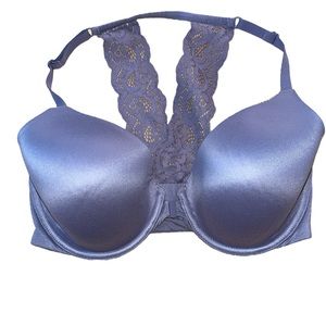 Victoria Secret 32DD Body by Victoria Racerback Lined Demi front close bra